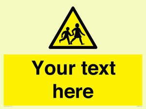 Custom Warning children Sign